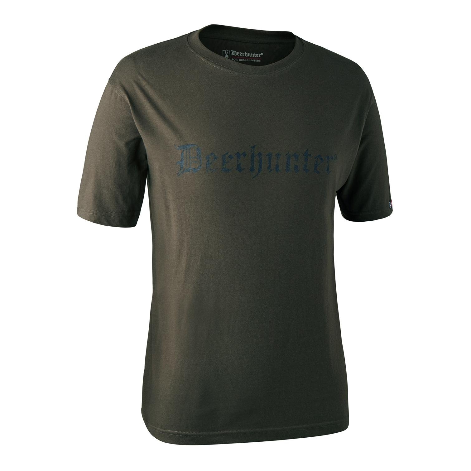 Image of Deerhunter Logo T-Shirt - dunkelgrün bei Hauptner Jagd