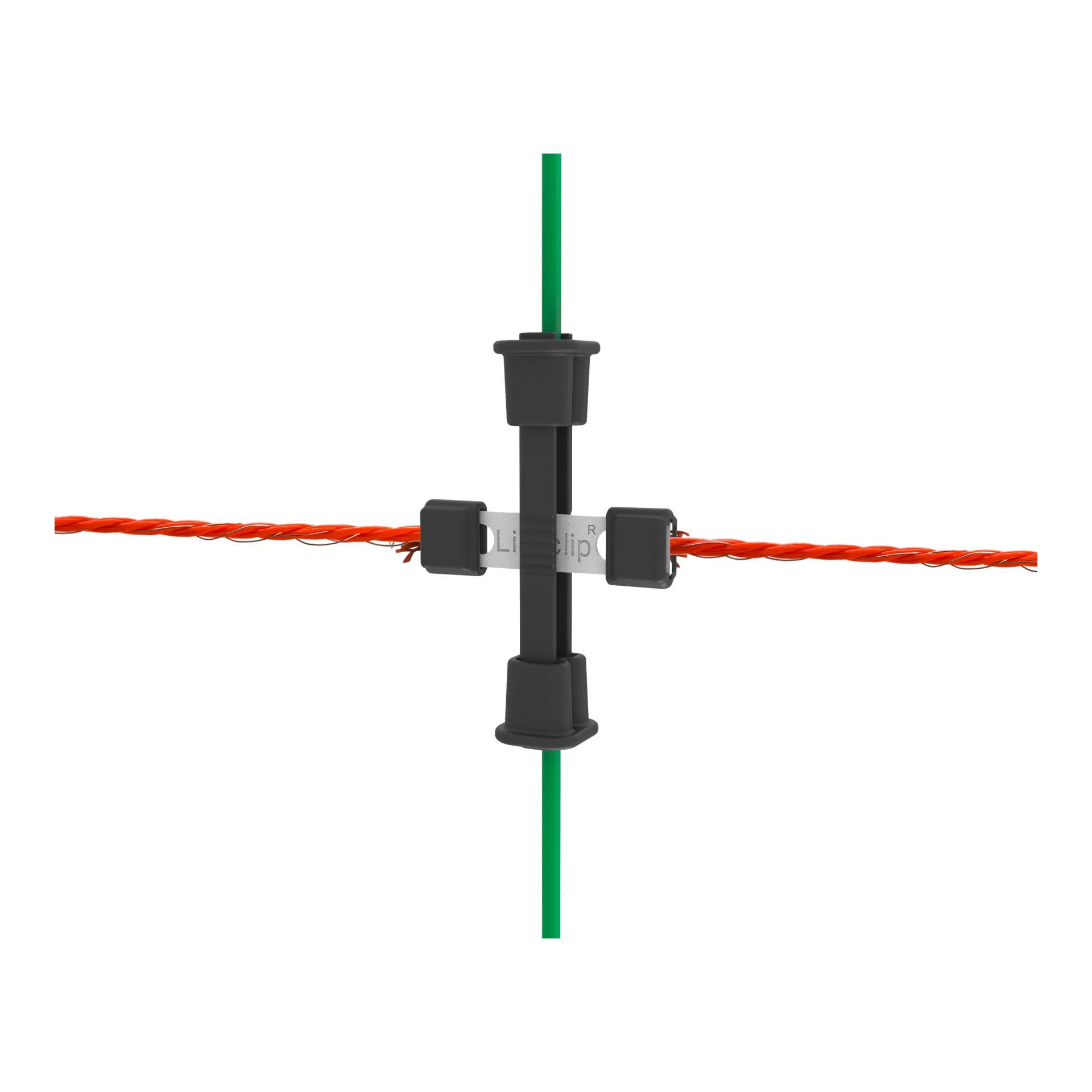 Image of AKO Litzclip® Reparaturset für Vertikalstreben in Weidenetze - Schwarz - bei Hauptner Jagd