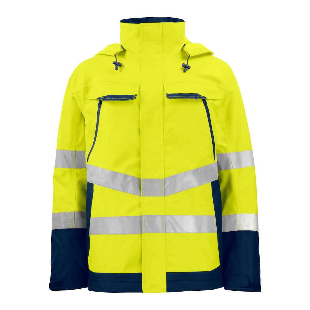 Image of Projob Swedish workwear Warnschutz Jacke - gelb/blau bei Hauptner Jagd