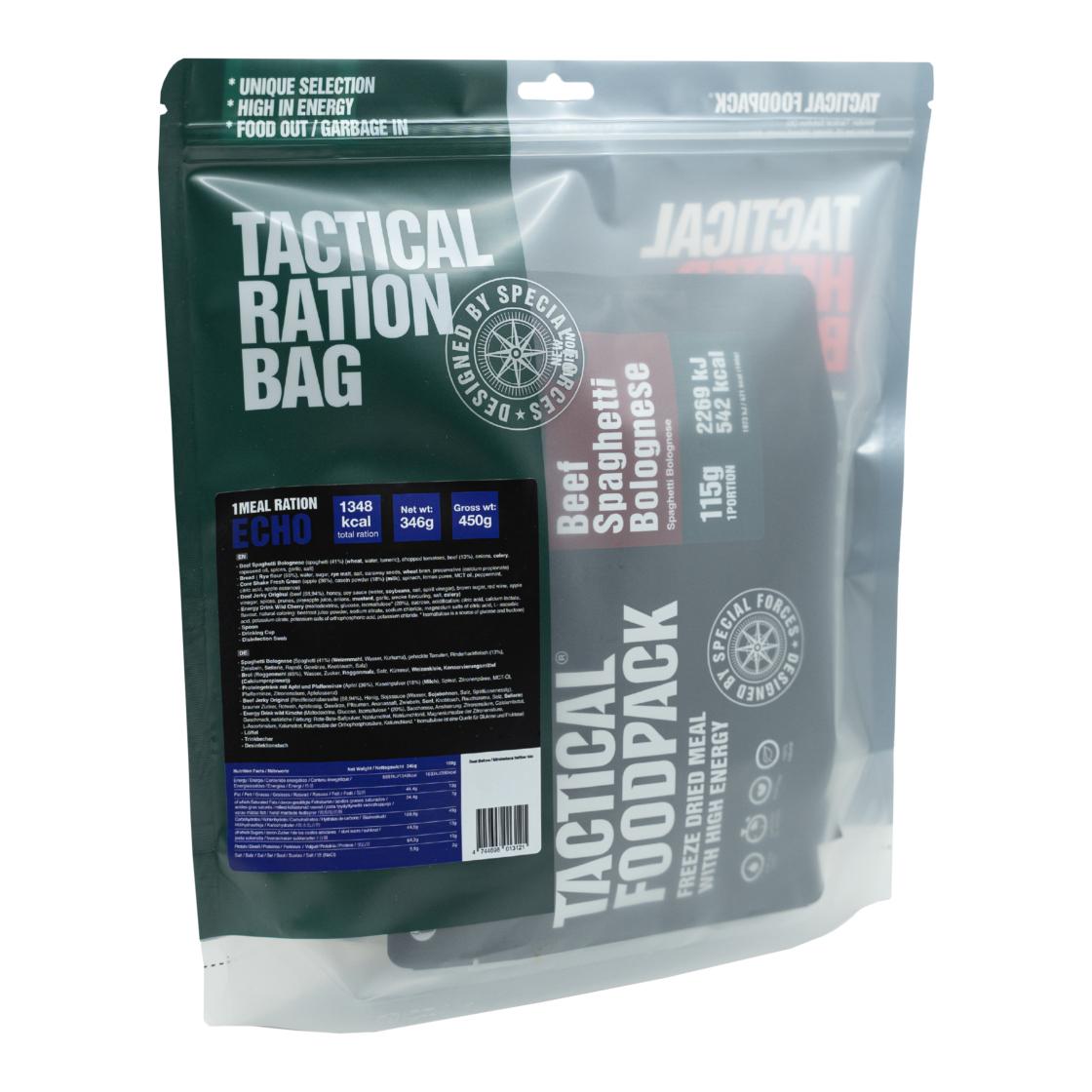 Image of Tactical Foodpack 1 Meal Ration Echo - Schwarz - bei Hauptner Jagd