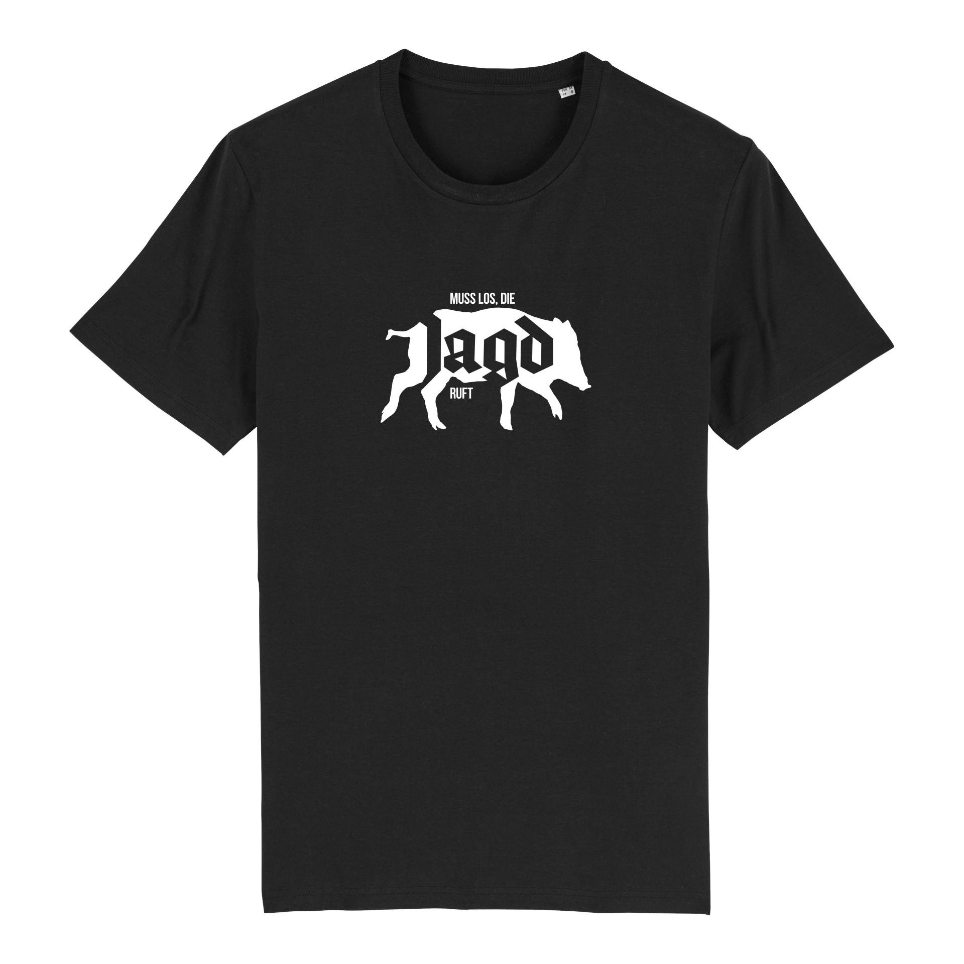 Image of Hauptner Jagd T-Shirt Die Jagd Ruft - Wildschwein - Black - bei Hauptner Jagd