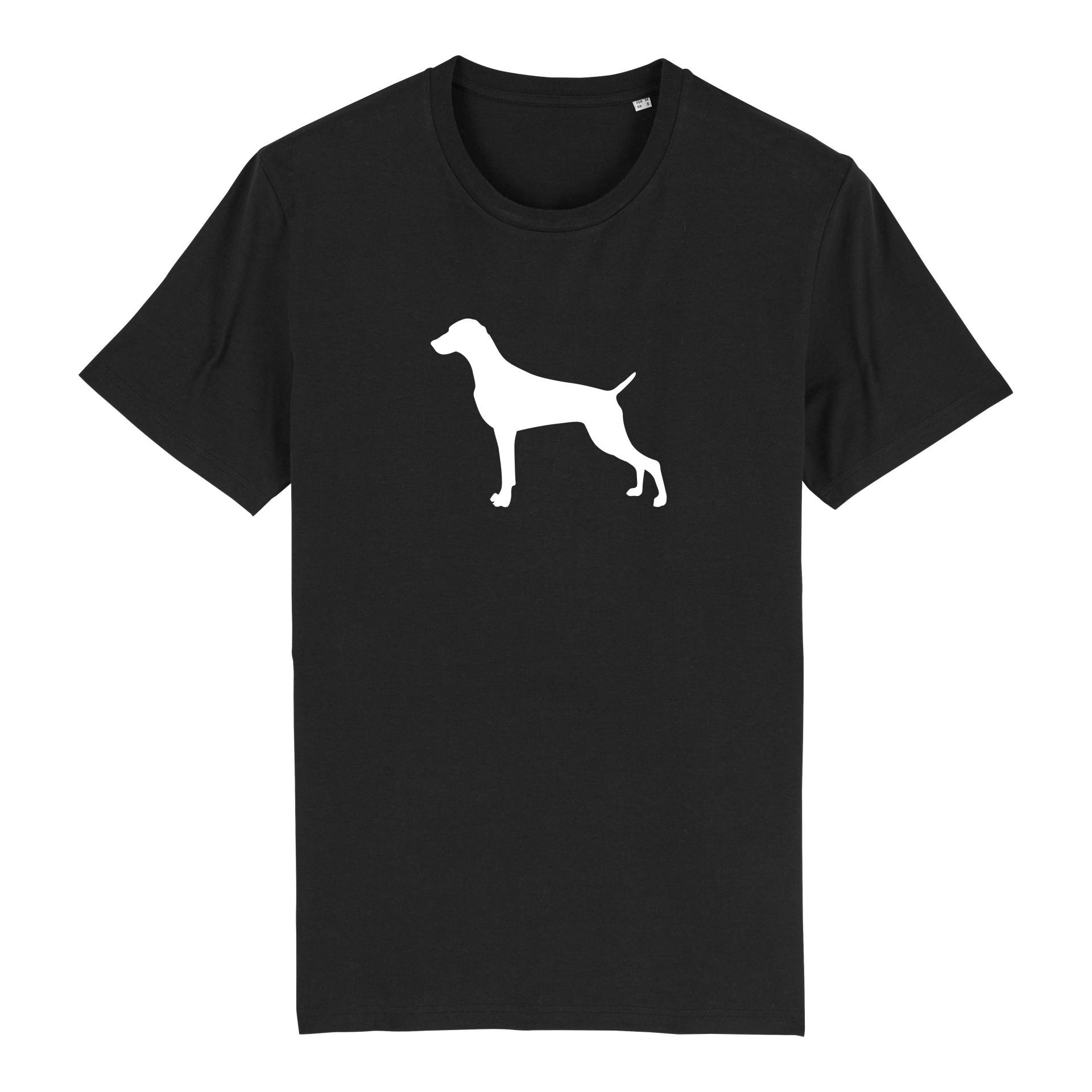 Image of Hauptner Jagd T-Shirt Weimaraner gross - Black - bei Hauptner Jagd