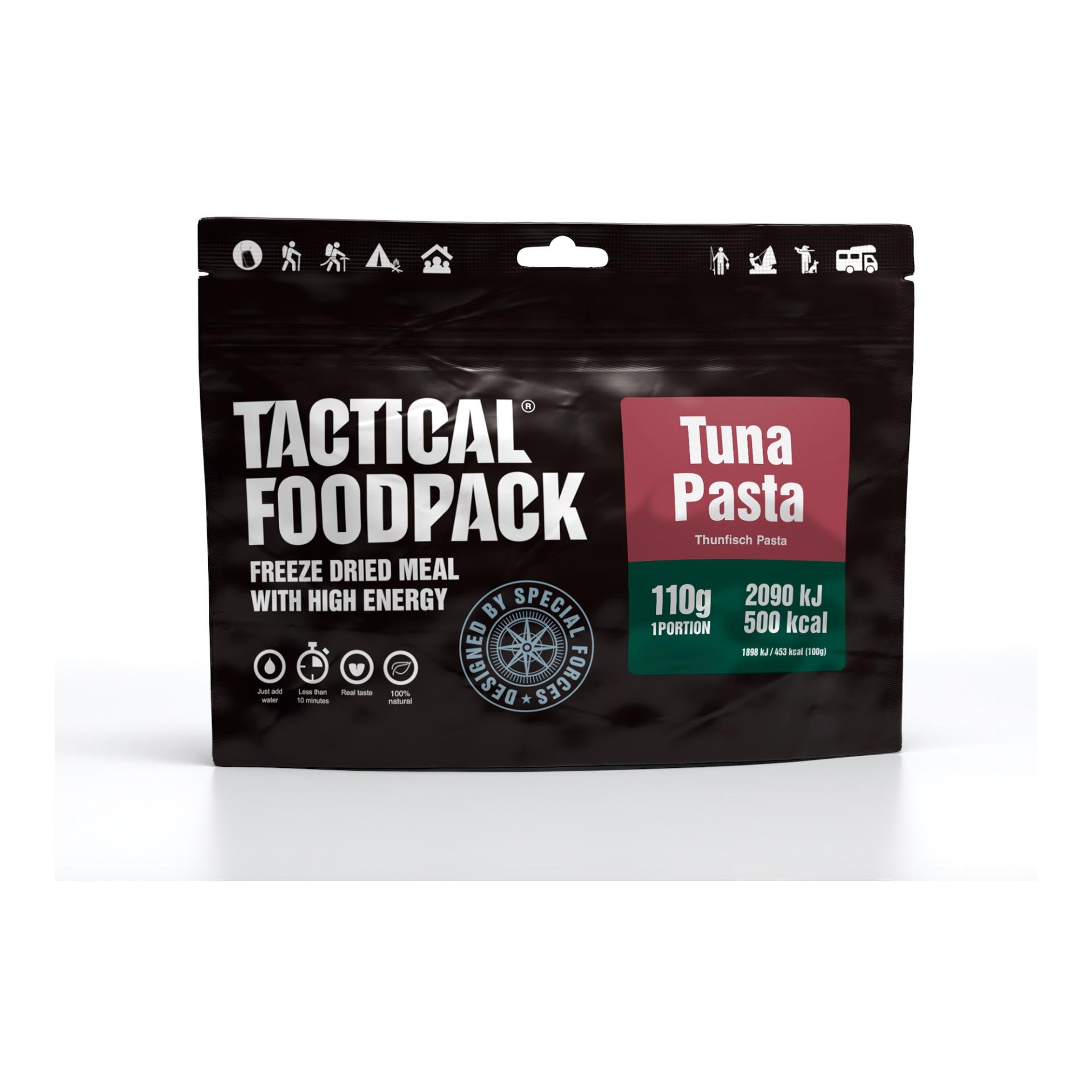 Image of Tactical Foodpack Tuna Pasta - Schwarz - bei Hauptner Jagd