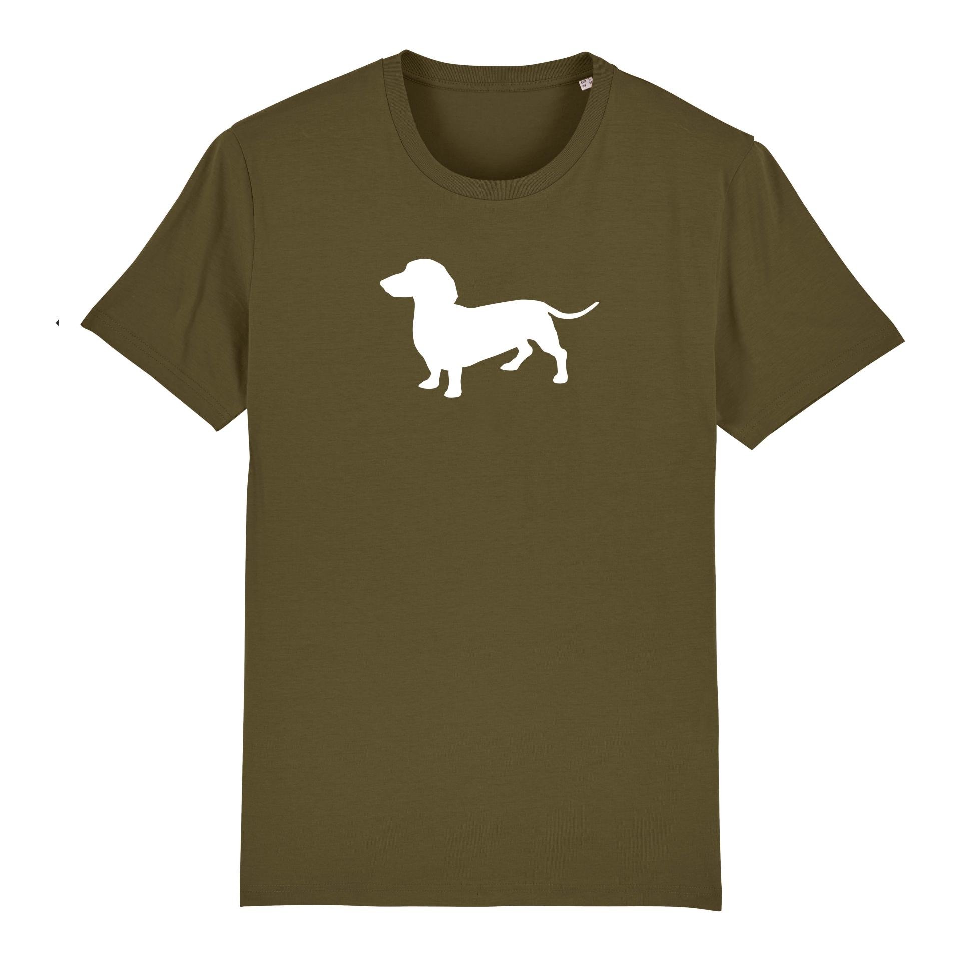 Image of Hauptner Jagd T-Shirt Dackel gross - British Khaki - bei Hauptner Jagd