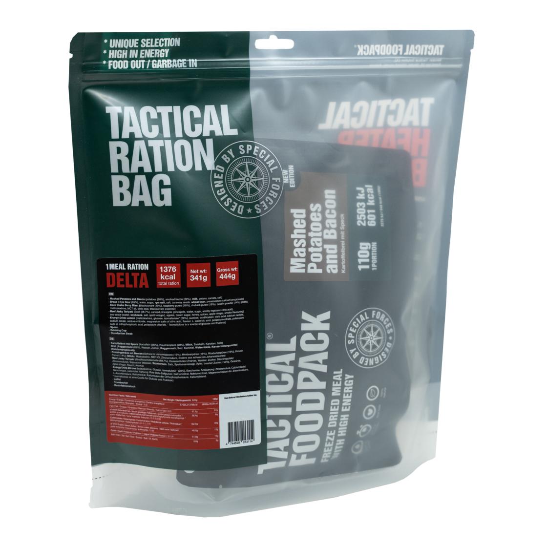 Image of Tactical Foodpack 1 Meal Ration Delta - Schwarz - bei Hauptner Jagd