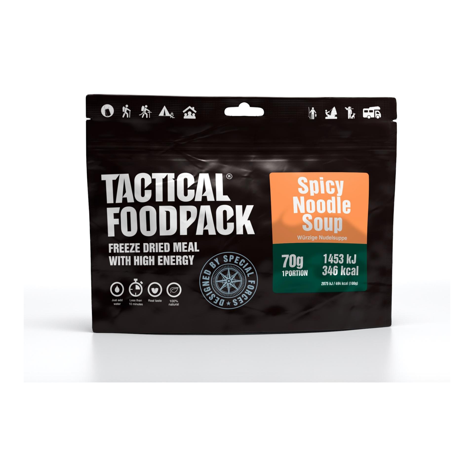 Image of Tactical Foodpack Spicy Noodle Soup - Schwarz - bei Hauptner Jagd