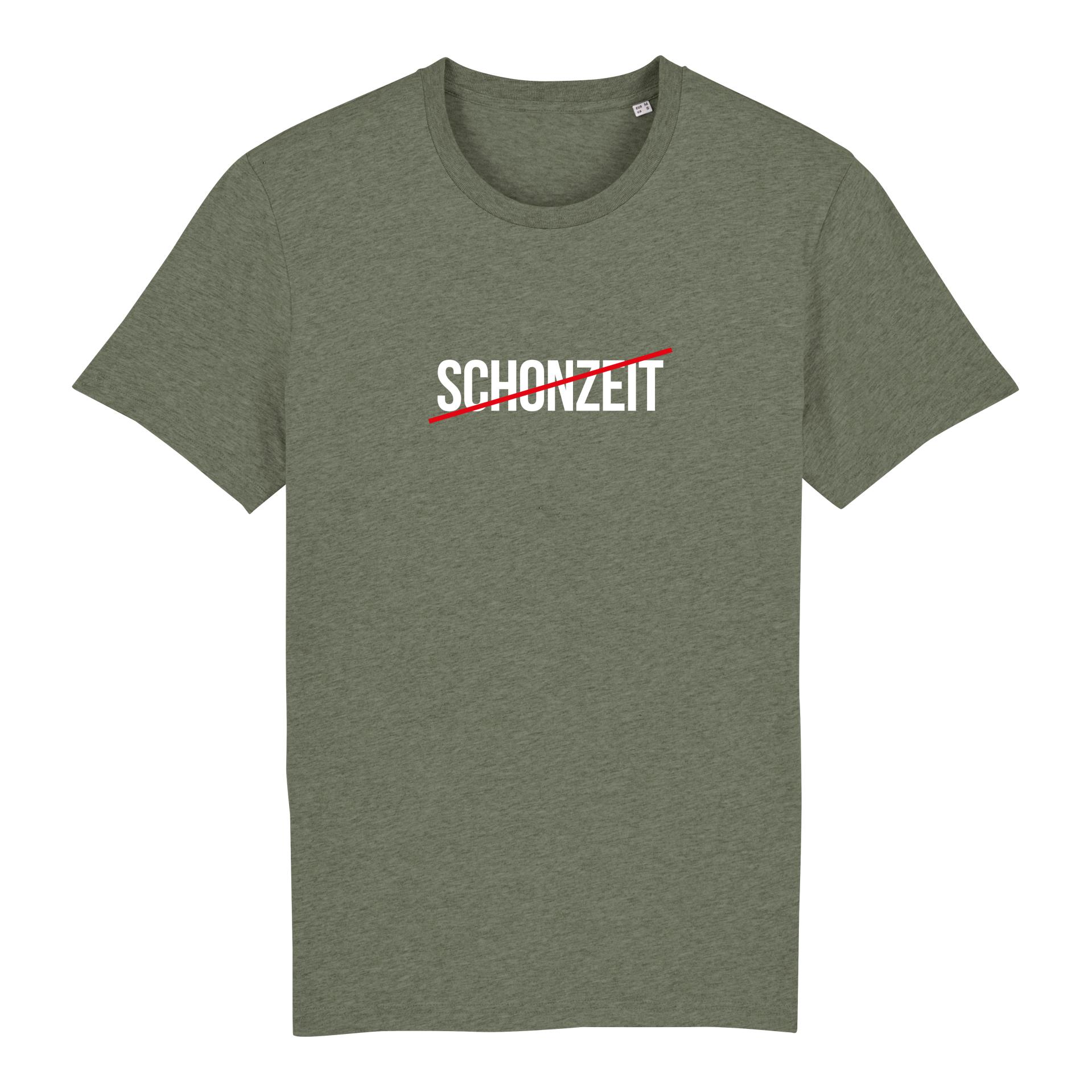 Image of Hauptner Jagd T-Shirt Schonzeit - Mid Heather Khaki - bei Hauptner Jagd