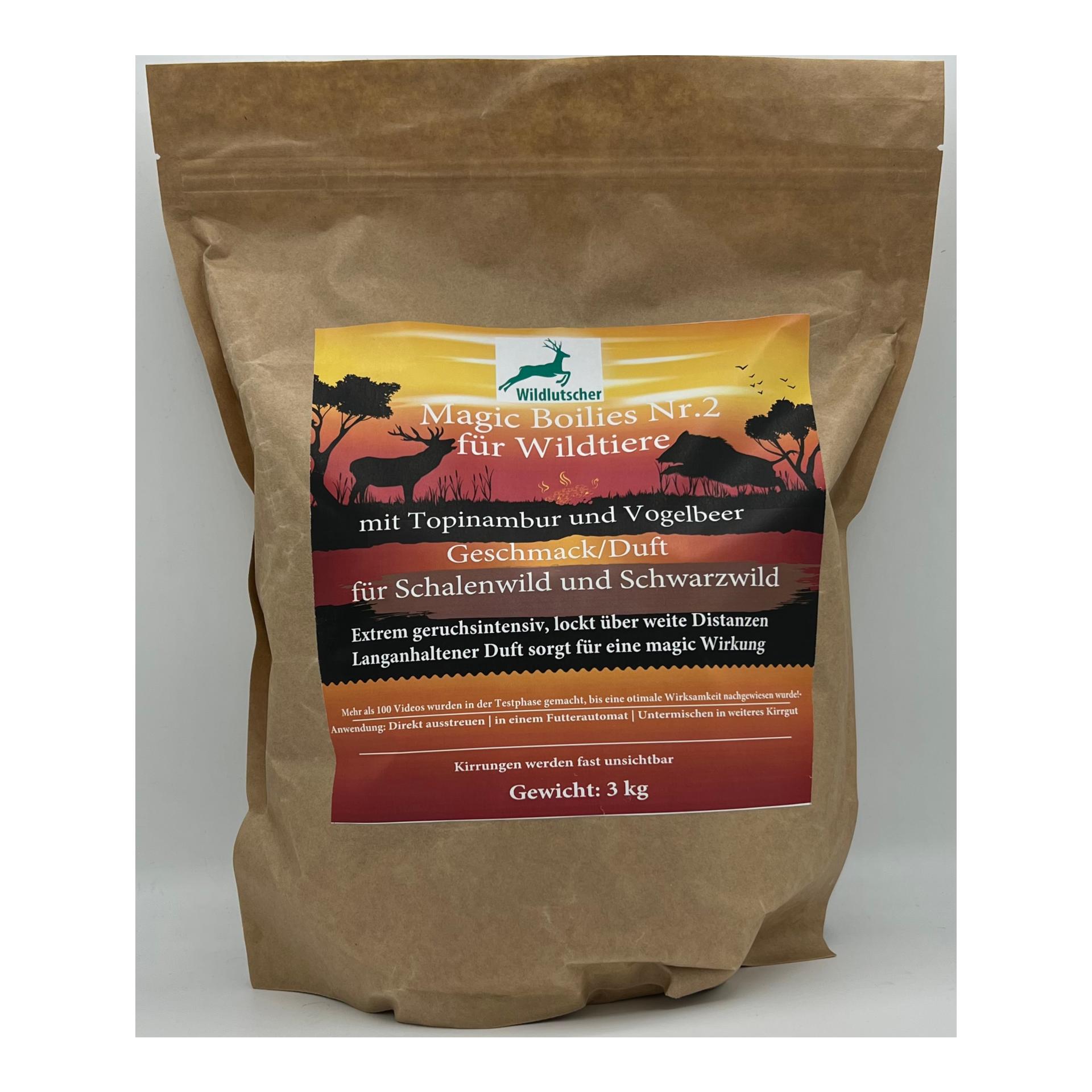 Image of Wildlutscher Magic Boilies Nr. 2 Topinambur/Vogelbeere bei Hauptner Jagd