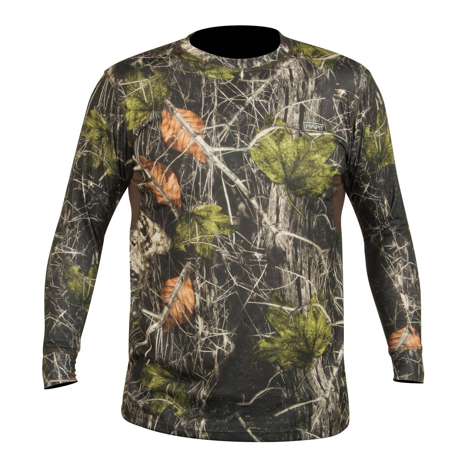 Image of Hart CREW-L langärmliges T-Shirt - camo forest bei Hauptner Jagd