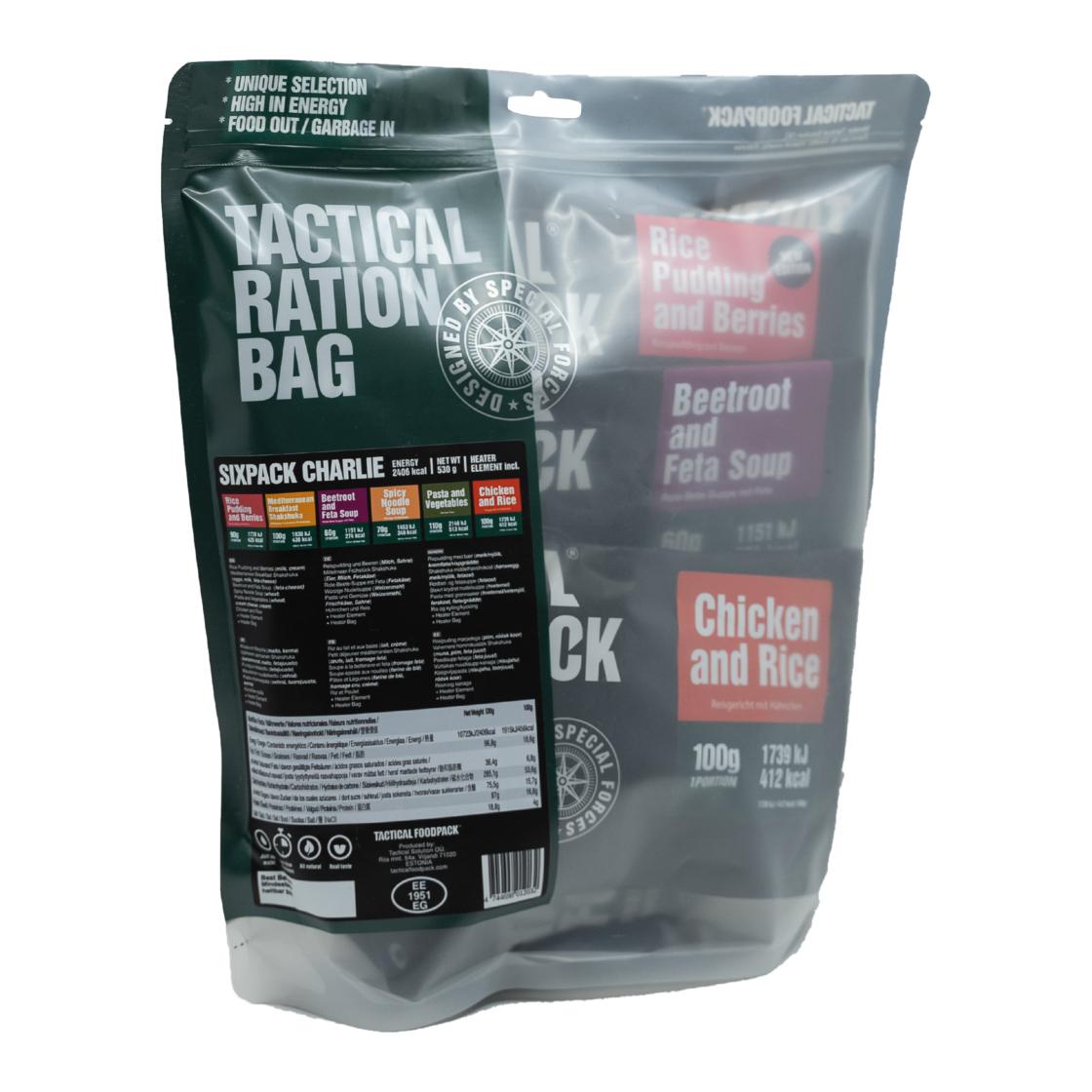 Image of Tactical Foodpack Sixpack Charlie - Schwarz - bei Hauptner Jagd