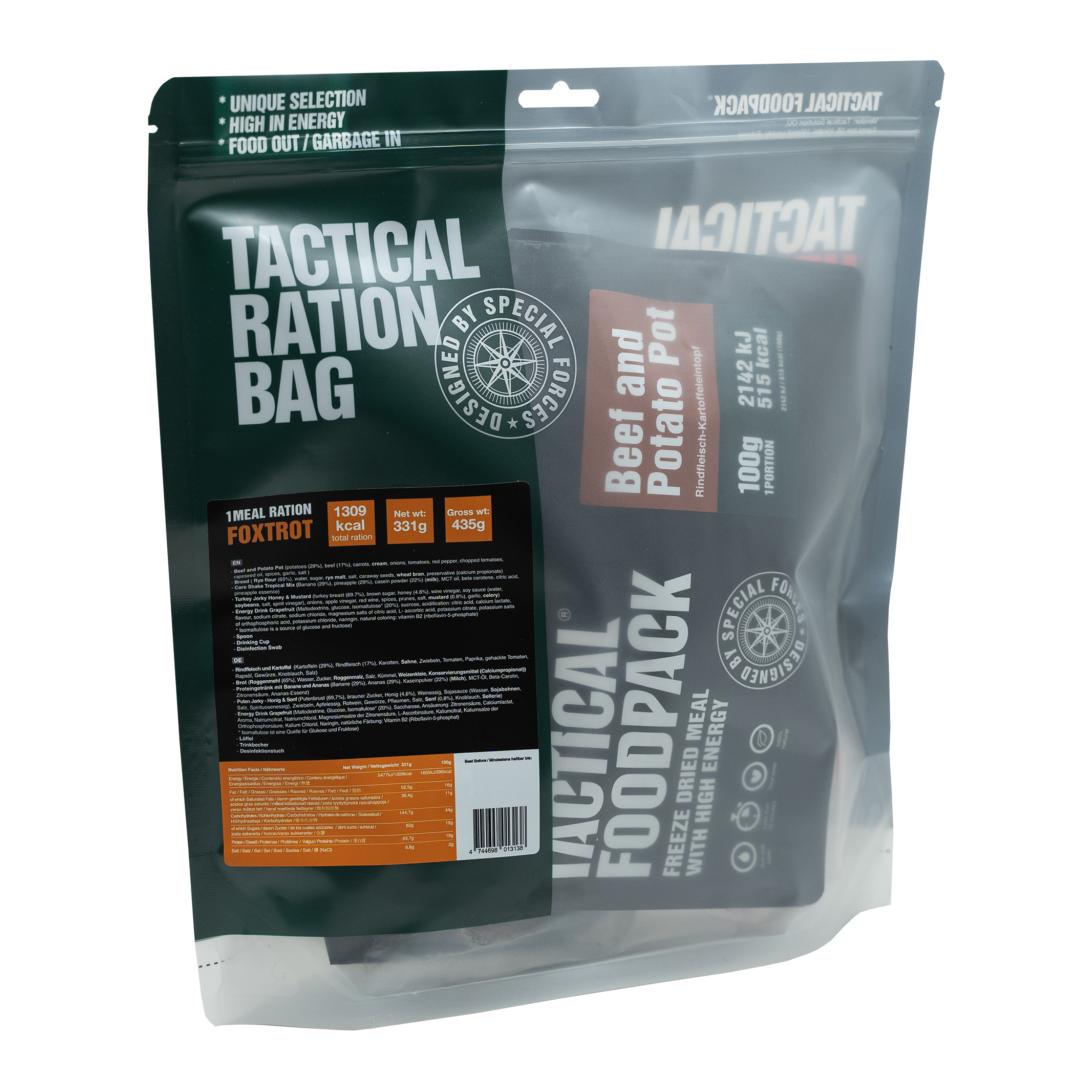 Image of Tactical Foodpack 1 Meal Ration Foxtrot - Schwarz - bei Hauptner Jagd