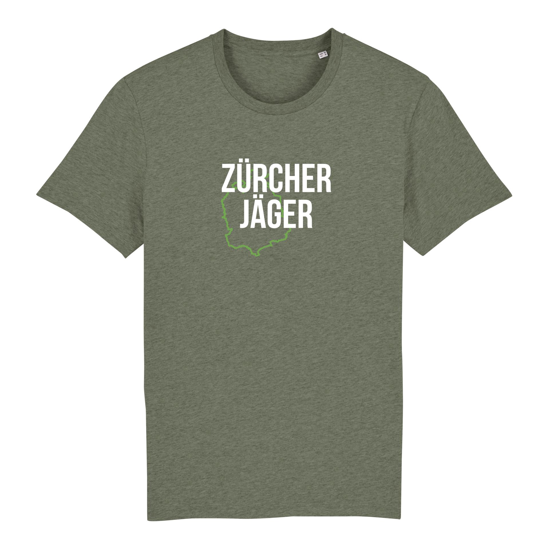 Image of Hauptner Jagd T-Shirt Zürcher Jäger - Mid Heather Khaki - bei Hauptner Jagd