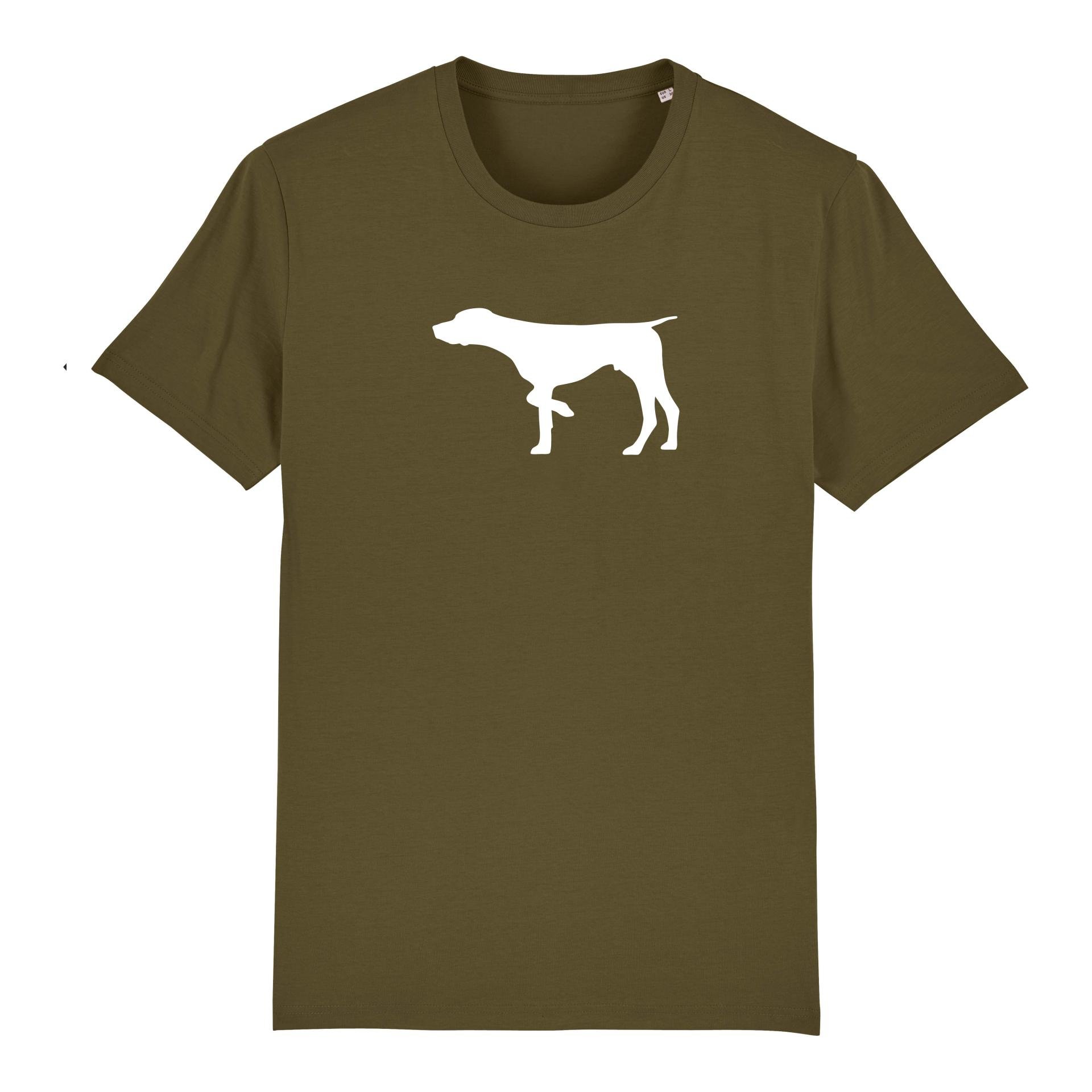 Image of Hauptner Jagd T-Shirt Deutsch Kurzhaar gross - British Khaki - bei Hauptner Jagd