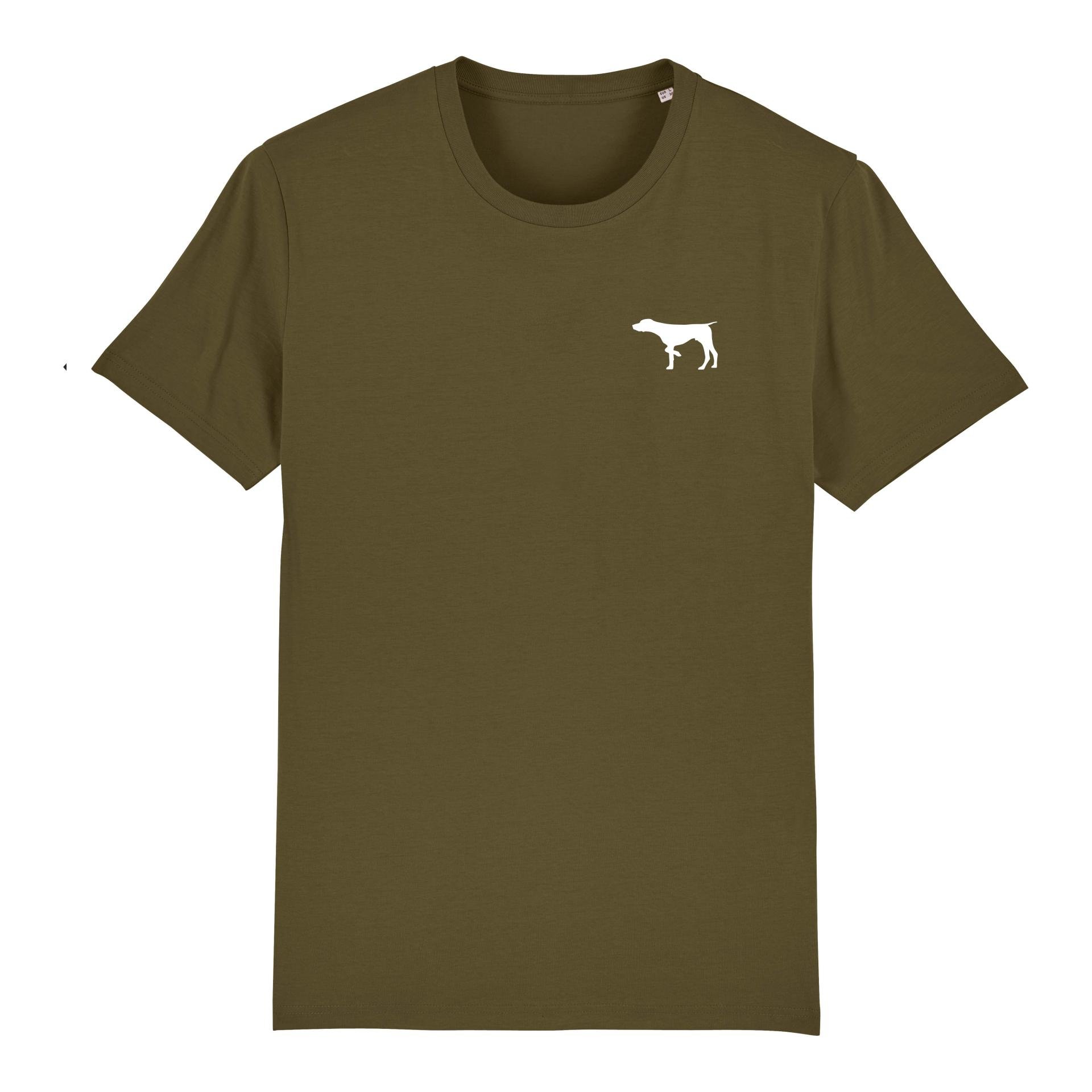 Image of Hauptner Jagd T-Shirt Deutsch Kurzhaar klein - British Khaki - bei Hauptner Jagd