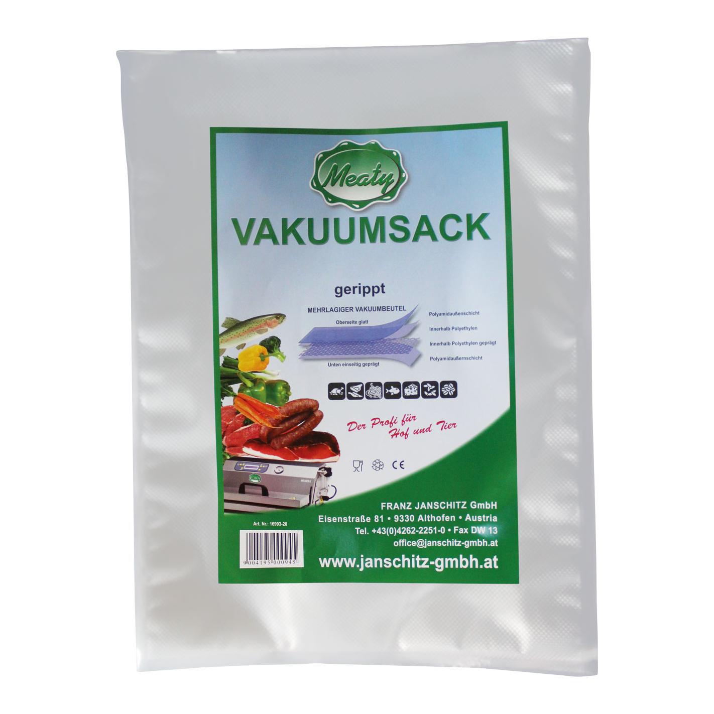 Image of Meaty Vakuumsack gerippt 105 My 100 Stk bei Hauptner Jagd