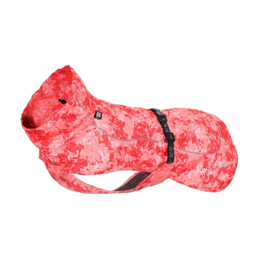 Image of Rukka Drizzle Hunde Regenmantel - tomato red bei Hauptner Jagd