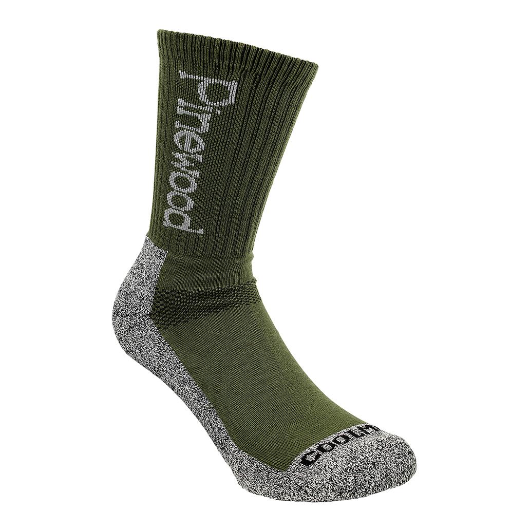 Image of Pinewood Coolmax Socken Medium 2er Pack - grün bei Hauptner Jagd