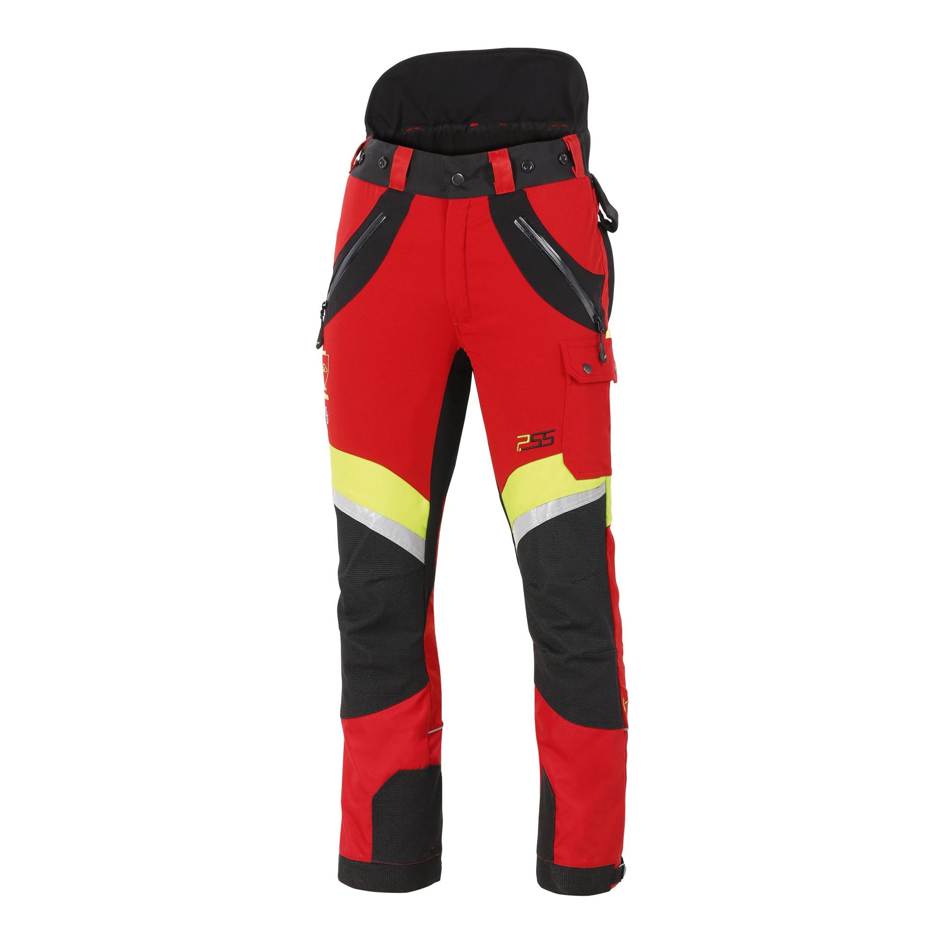 Image of PSS X-treme Air Schnittschutzhose - rot/gelb bei Hauptner Jagd