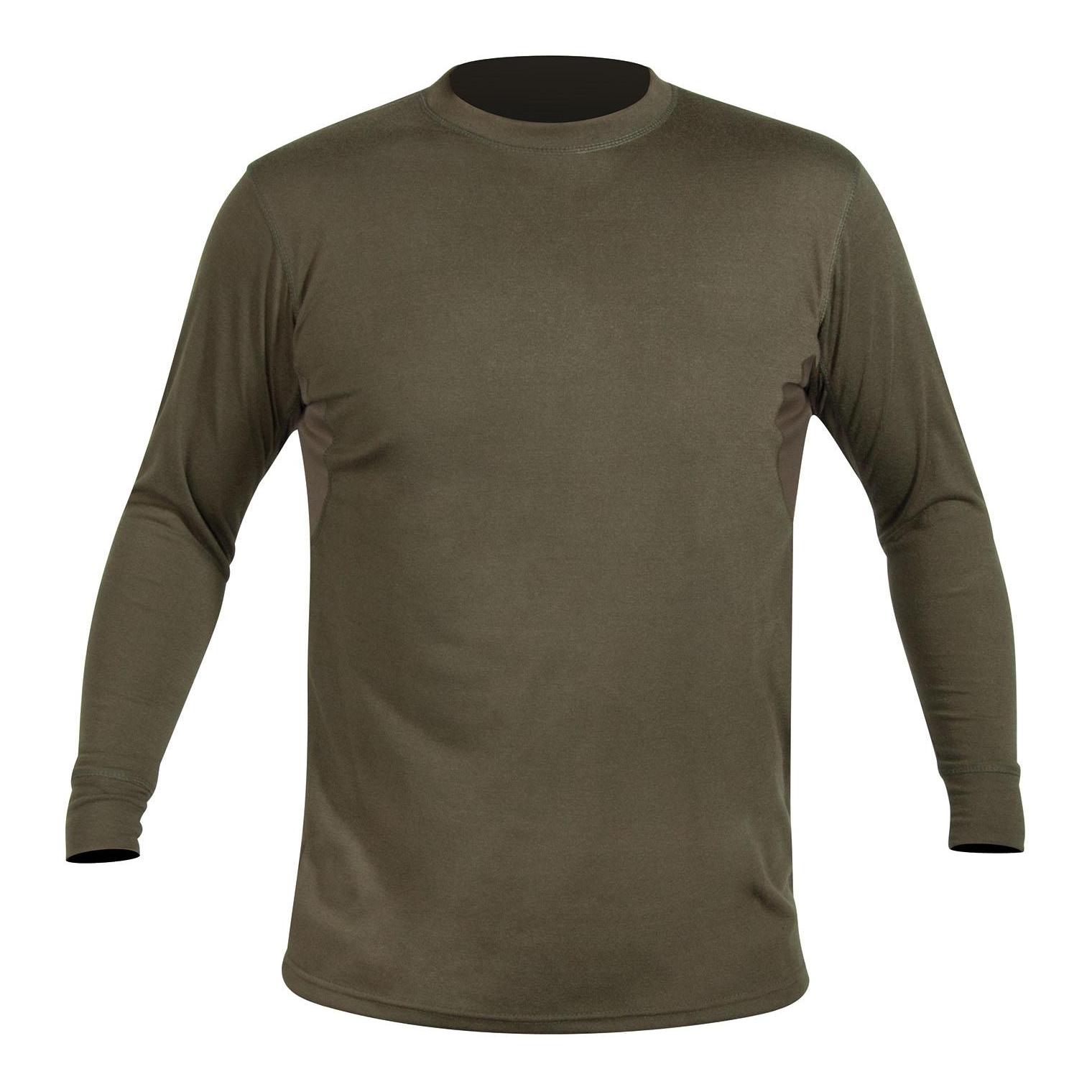 Image of Hart CREW-L langärmliges T-Shirt - dark olive bei Hauptner Jagd