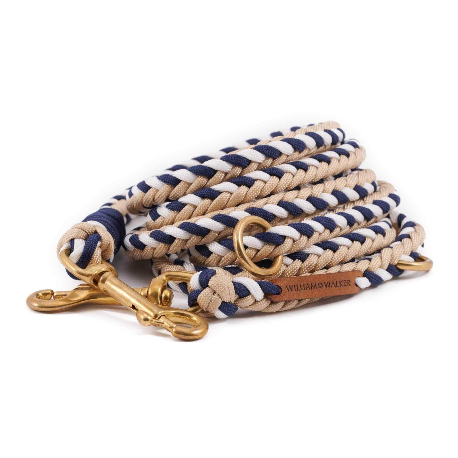 Image of William Walker Paracord Leine Hanseatic - Blau, Weiss, Multi - bei Hauptner Jagd