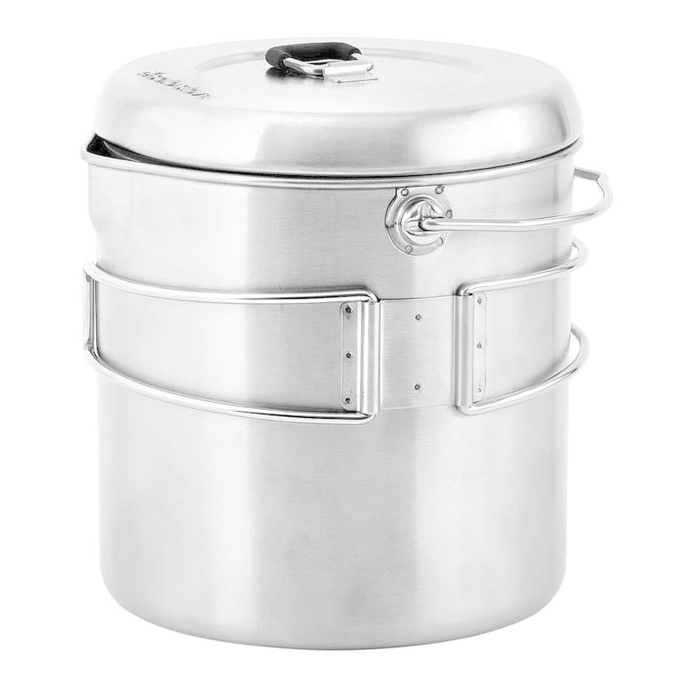 Image of Solo Stove Pot 1800 Edelstahltopf - Silber - bei Hauptner Jagd