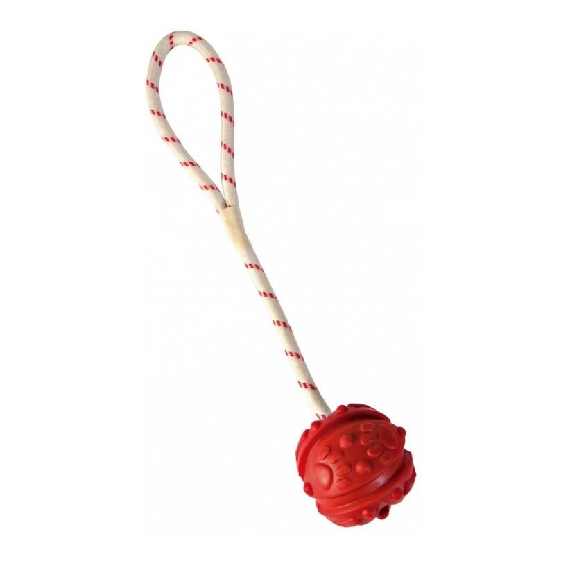 Image of Trixie Ball am Band schwimmend 35 cm Naturgummi - assortiert bei Hauptner Jagd