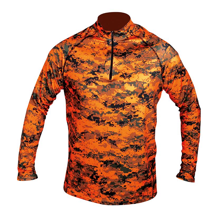 Image of Hart AKTIVA Langarmshirt mit Zip - pixel blaze bei Hauptner Jagd