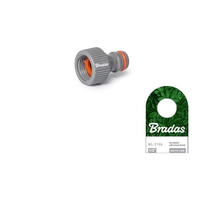 Image of Bradas WHITE LINE Hahn-Adapter 1/2" Innen - Orange/Grau - bei Hauptner Jagd