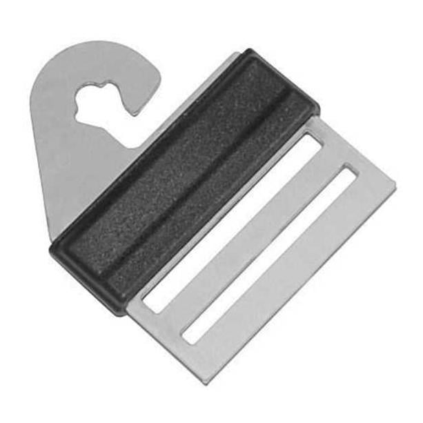 Image of AKO Torgriffverbinder Litzclip® für Band - 4 Stück - Schwarz/Silber - bei Hauptner Jagd