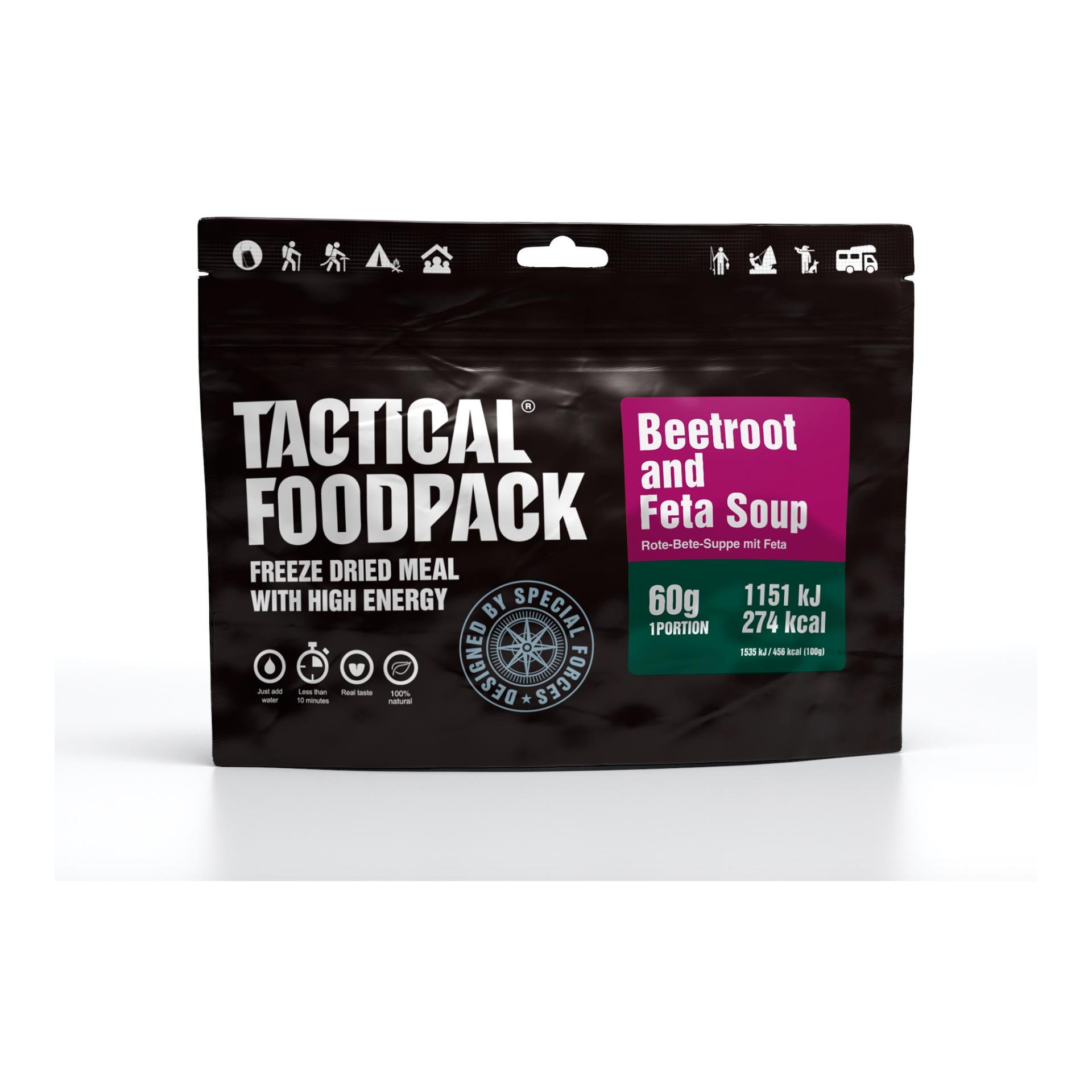 Image of Tactical Foodpack Beetroot and Feta Soup - Schwarz - bei Hauptner Jagd