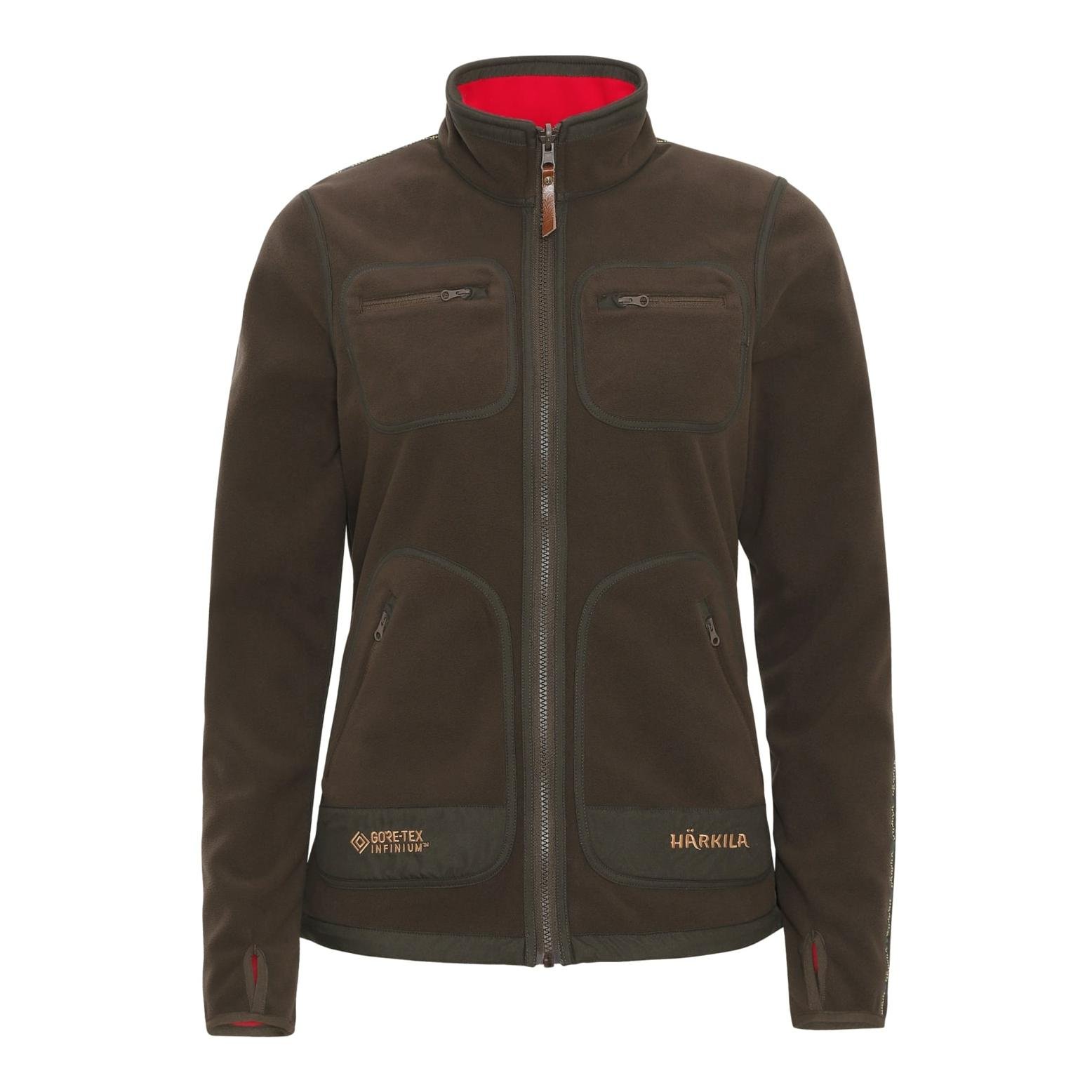 Image of Härkila Kamko Fleecejacke Women - Brown/Red bei Hauptner Jagd