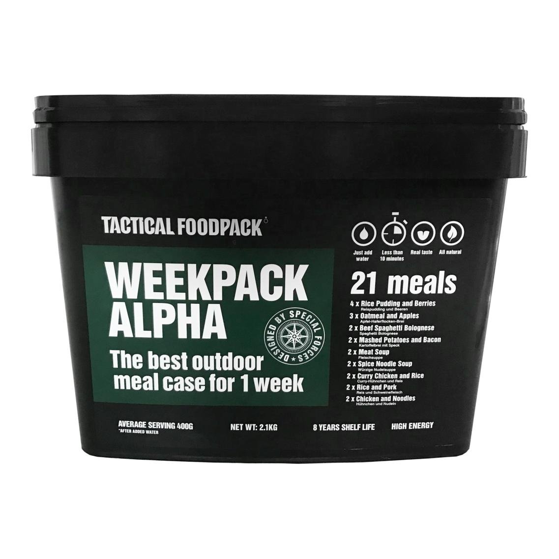 Image of Tactical Foodpack Weekpack Alpha - Schwarz - bei Hauptner Jagd