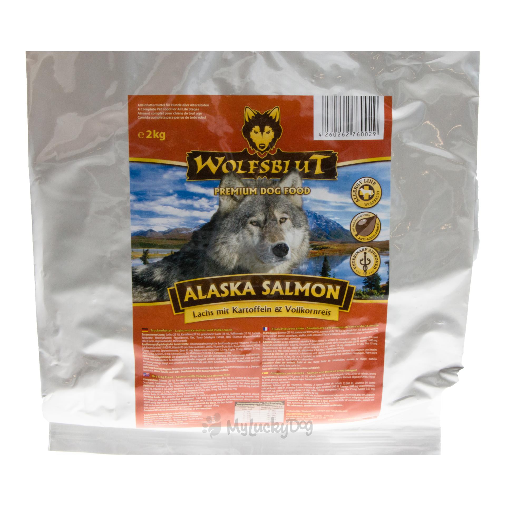 Image of Wolfsblut Trockenfutter für Hunde Alaska Salmon ADULT Lachs & Kartoffel - Natur - bei Hauptner Jagd