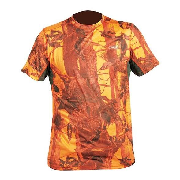 Image of Hart CREW-L kurzärmliges T-Shirt - camo blaze bei Hauptner Jagd