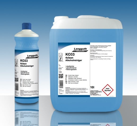 Image of Langguth 4clean Alkoholreiniger KO33 - glanzfördernder Reiniger für wasserbeständige Oberflächen
